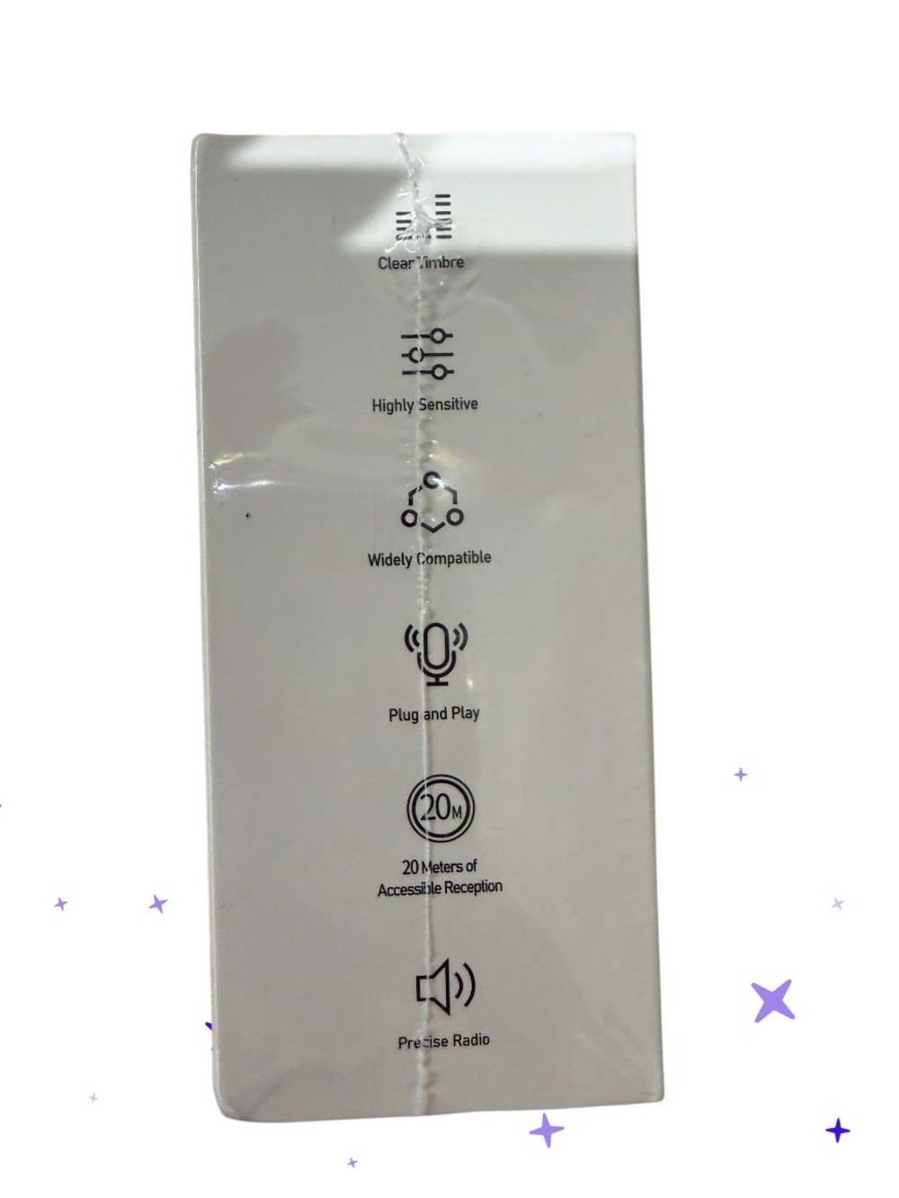 Wireless Microphone 2.4G Plug and Play. Color is listed in the pic. NIP/NWOT - Picture 4 of 4